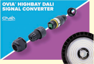 Ovia adds highbay DALI signal converter